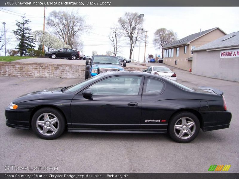 Black / Ebony 2005 Chevrolet Monte Carlo Supercharged SS