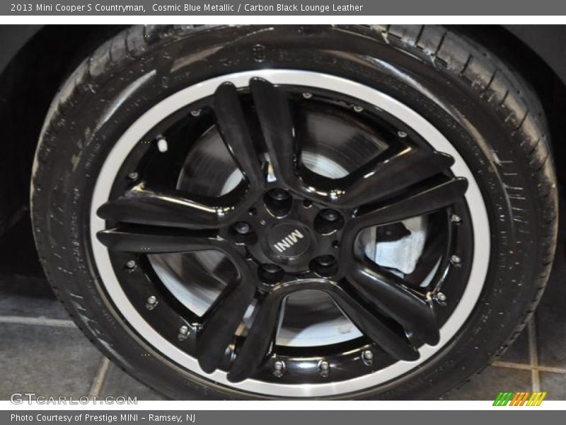 Cosmic Blue Metallic / Carbon Black Lounge Leather 2013 Mini Cooper S Countryman
