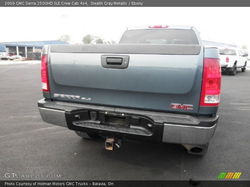 Stealth Gray Metallic / Ebony 2009 GMC Sierra 2500HD SLE Crew Cab 4x4
