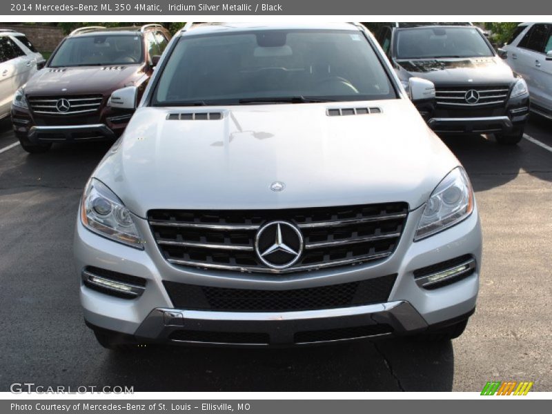 Iridium Silver Metallic / Black 2014 Mercedes-Benz ML 350 4Matic