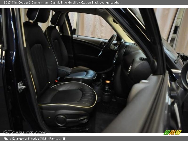 Cosmic Blue Metallic / Carbon Black Lounge Leather 2013 Mini Cooper S Countryman