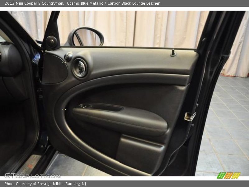 Cosmic Blue Metallic / Carbon Black Lounge Leather 2013 Mini Cooper S Countryman