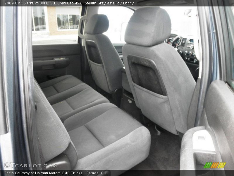 Stealth Gray Metallic / Ebony 2009 GMC Sierra 2500HD SLE Crew Cab 4x4