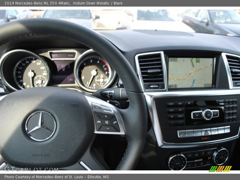 Iridium Silver Metallic / Black 2014 Mercedes-Benz ML 350 4Matic