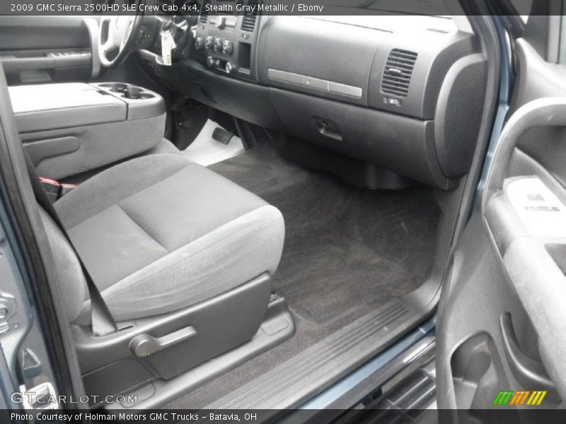 Stealth Gray Metallic / Ebony 2009 GMC Sierra 2500HD SLE Crew Cab 4x4