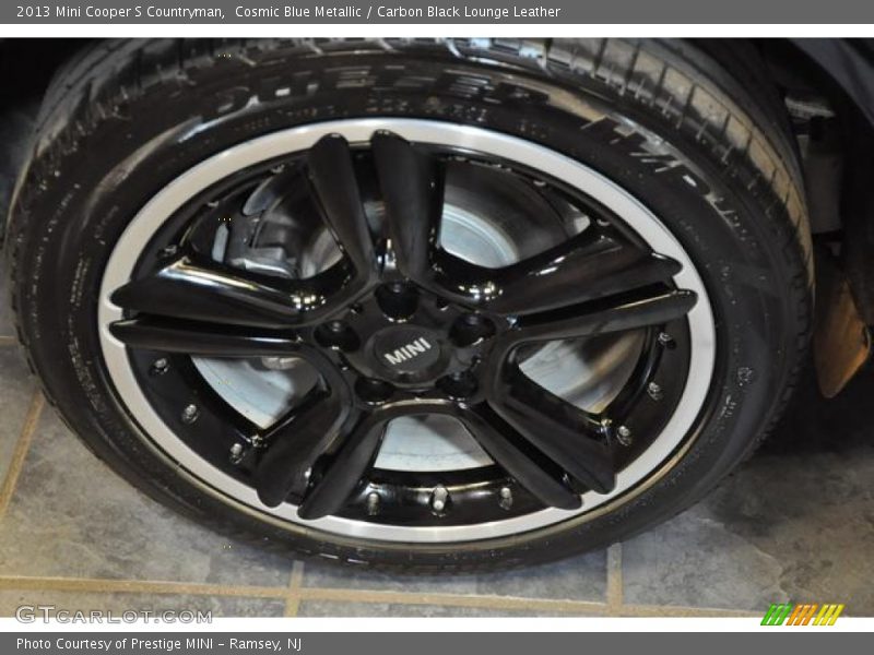 Cosmic Blue Metallic / Carbon Black Lounge Leather 2013 Mini Cooper S Countryman