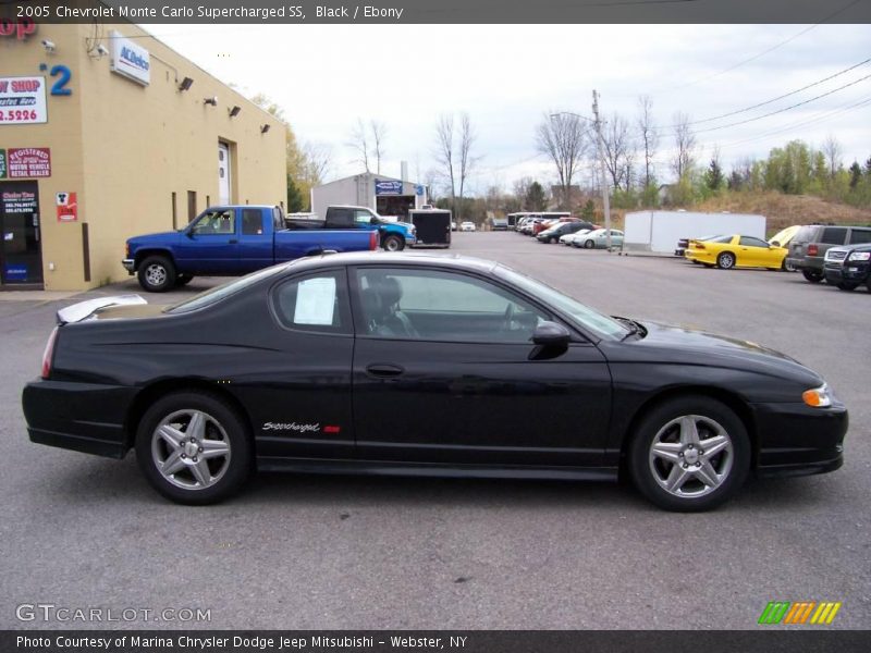 Black / Ebony 2005 Chevrolet Monte Carlo Supercharged SS