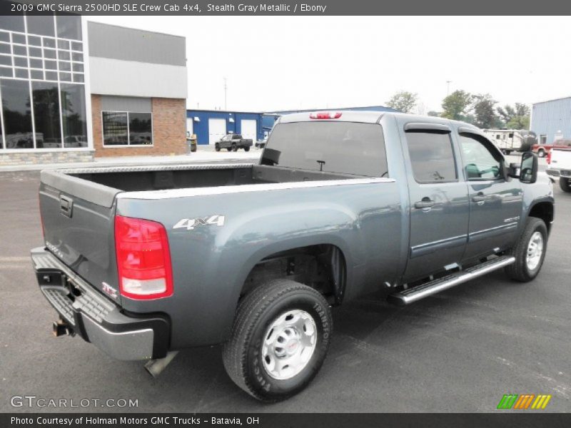 Stealth Gray Metallic / Ebony 2009 GMC Sierra 2500HD SLE Crew Cab 4x4