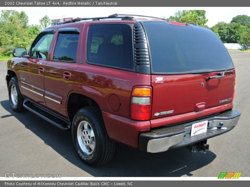 Redfire Metallic / Tan/Neutral 2002 Chevrolet Tahoe LT 4x4