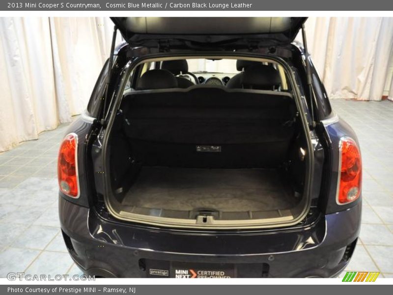 Cosmic Blue Metallic / Carbon Black Lounge Leather 2013 Mini Cooper S Countryman