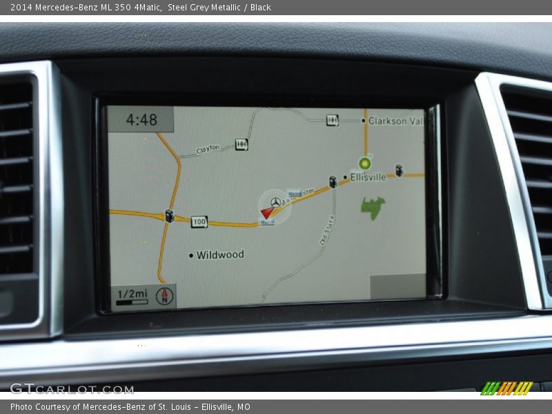Steel Grey Metallic / Black 2014 Mercedes-Benz ML 350 4Matic