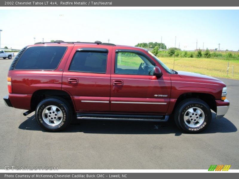 Redfire Metallic / Tan/Neutral 2002 Chevrolet Tahoe LT 4x4
