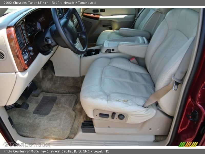 Redfire Metallic / Tan/Neutral 2002 Chevrolet Tahoe LT 4x4