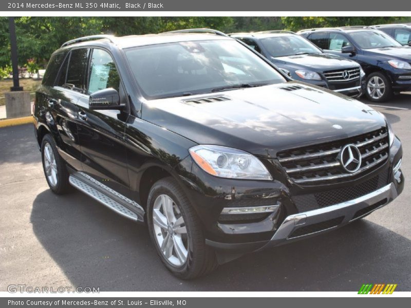 Black / Black 2014 Mercedes-Benz ML 350 4Matic