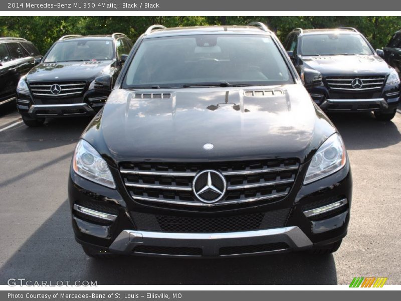 Black / Black 2014 Mercedes-Benz ML 350 4Matic