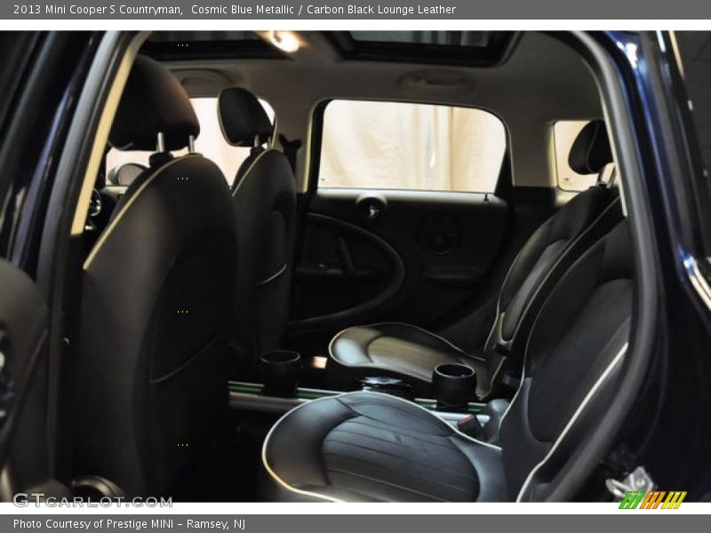 Cosmic Blue Metallic / Carbon Black Lounge Leather 2013 Mini Cooper S Countryman