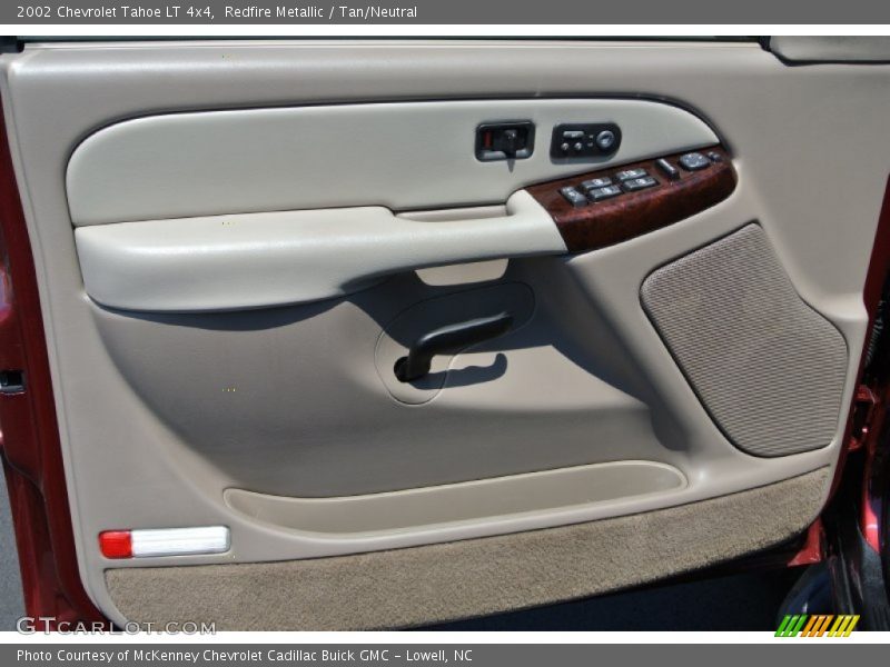 Redfire Metallic / Tan/Neutral 2002 Chevrolet Tahoe LT 4x4