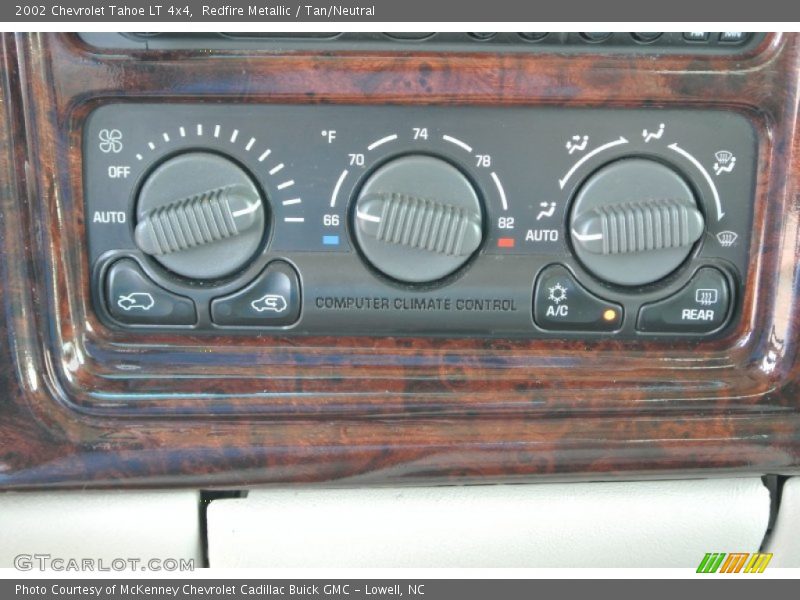 Redfire Metallic / Tan/Neutral 2002 Chevrolet Tahoe LT 4x4