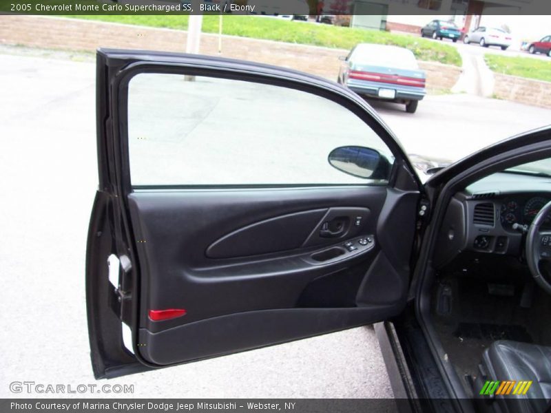 Black / Ebony 2005 Chevrolet Monte Carlo Supercharged SS