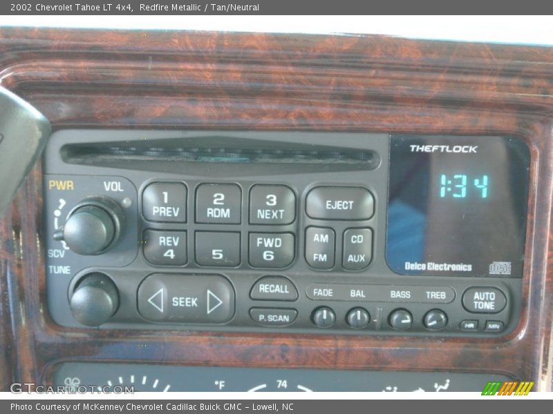 Redfire Metallic / Tan/Neutral 2002 Chevrolet Tahoe LT 4x4