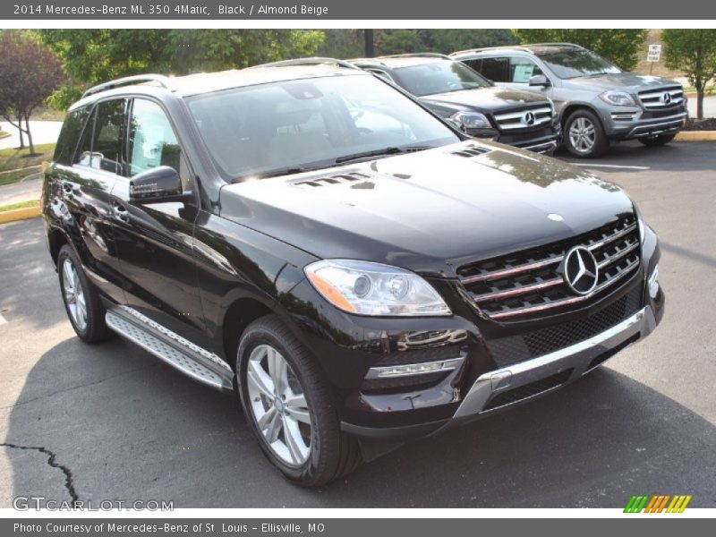 Black / Almond Beige 2014 Mercedes-Benz ML 350 4Matic
