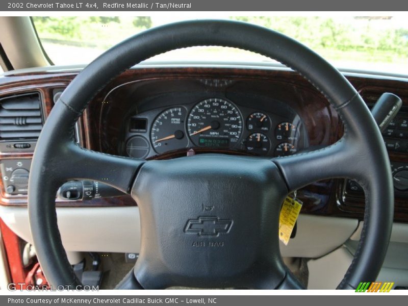 Redfire Metallic / Tan/Neutral 2002 Chevrolet Tahoe LT 4x4