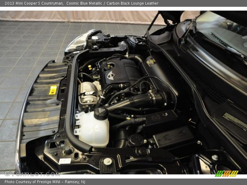 Cosmic Blue Metallic / Carbon Black Lounge Leather 2013 Mini Cooper S Countryman