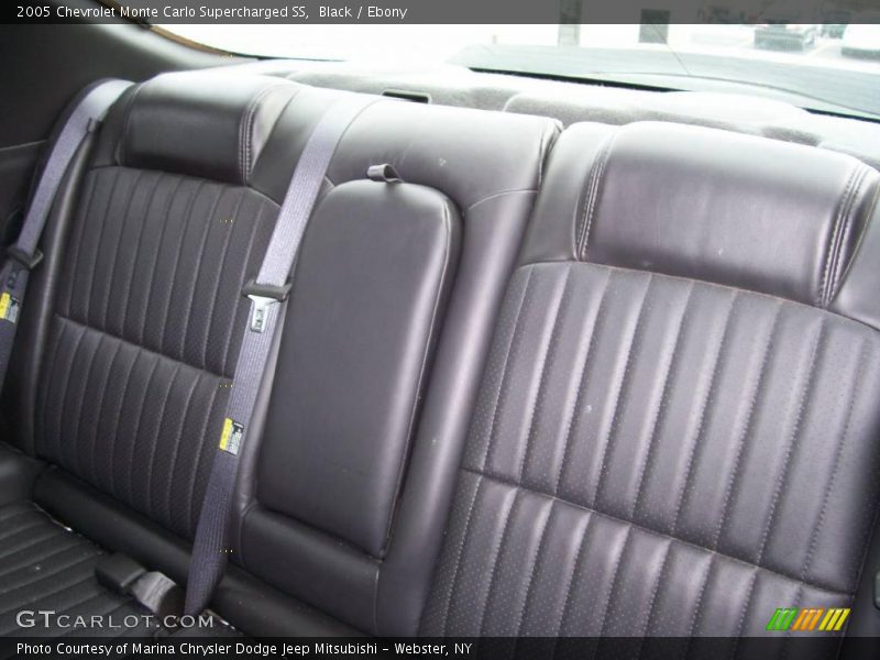 Black / Ebony 2005 Chevrolet Monte Carlo Supercharged SS