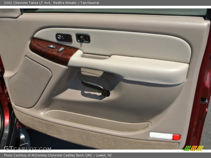 Redfire Metallic / Tan/Neutral 2002 Chevrolet Tahoe LT 4x4