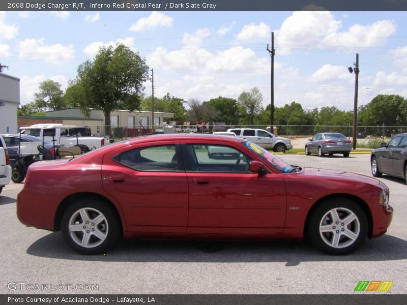 Inferno Red Crystal Pearl / Dark Slate Gray 2008 Dodge Charger R/T