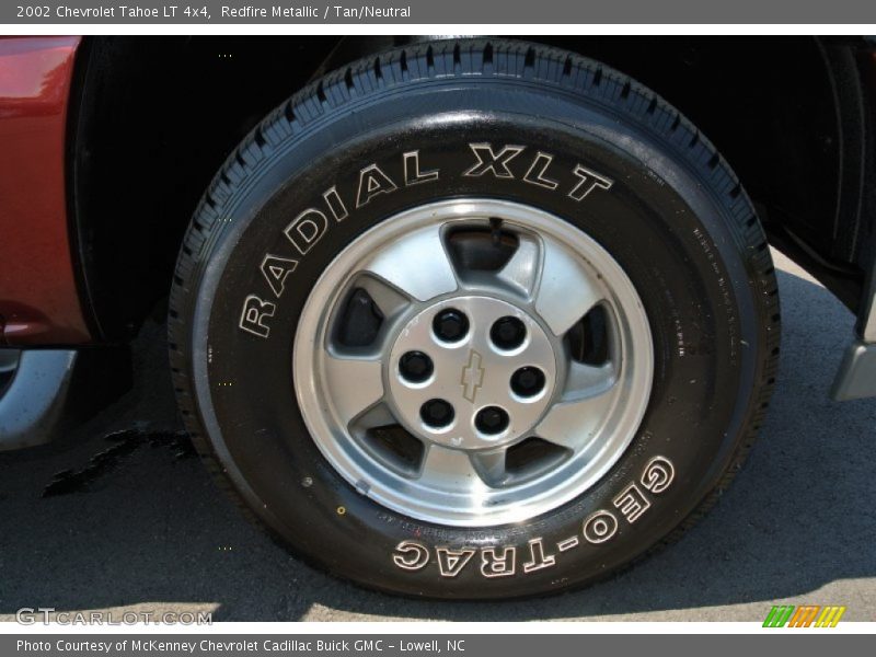 Redfire Metallic / Tan/Neutral 2002 Chevrolet Tahoe LT 4x4