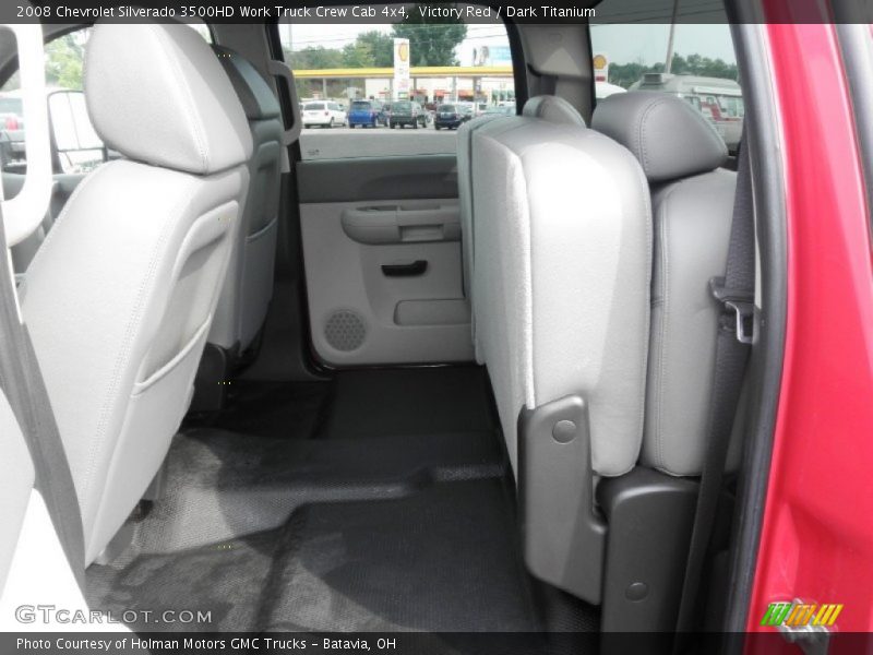 Victory Red / Dark Titanium 2008 Chevrolet Silverado 3500HD Work Truck Crew Cab 4x4