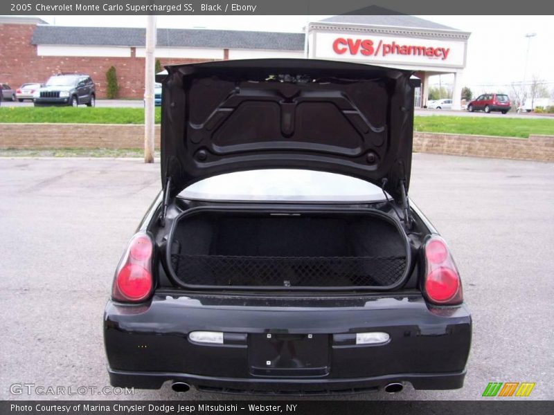 Black / Ebony 2005 Chevrolet Monte Carlo Supercharged SS