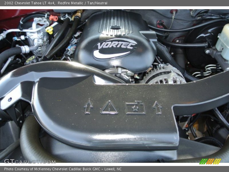 Redfire Metallic / Tan/Neutral 2002 Chevrolet Tahoe LT 4x4