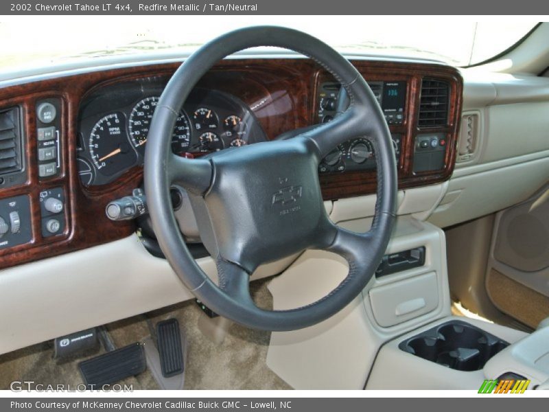 Redfire Metallic / Tan/Neutral 2002 Chevrolet Tahoe LT 4x4