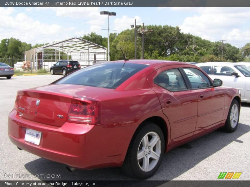Inferno Red Crystal Pearl / Dark Slate Gray 2008 Dodge Charger R/T
