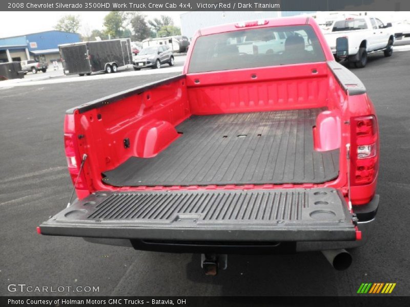 Victory Red / Dark Titanium 2008 Chevrolet Silverado 3500HD Work Truck Crew Cab 4x4
