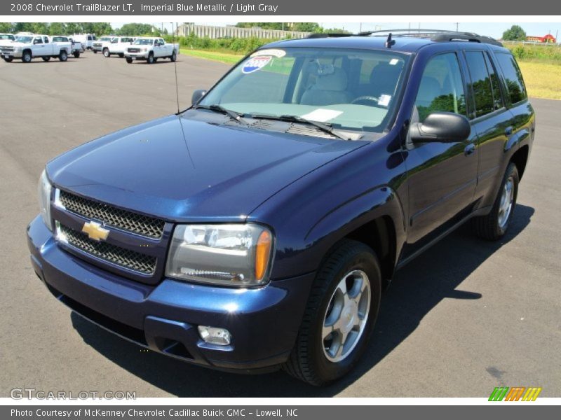 Imperial Blue Metallic / Light Gray 2008 Chevrolet TrailBlazer LT