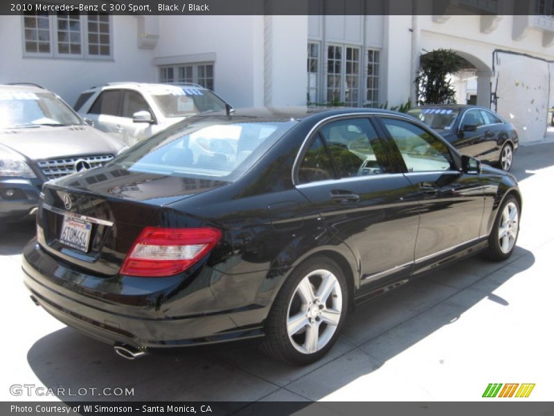 Black / Black 2010 Mercedes-Benz C 300 Sport