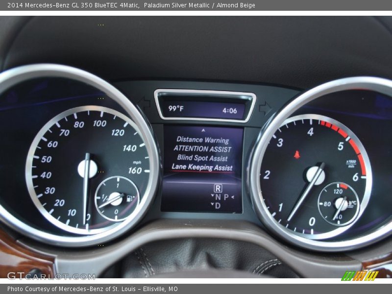 Paladium Silver Metallic / Almond Beige 2014 Mercedes-Benz GL 350 BlueTEC 4Matic