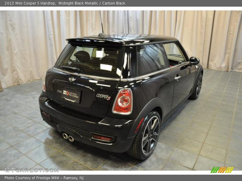 Midnight Black Metallic / Carbon Black 2013 Mini Cooper S Hardtop