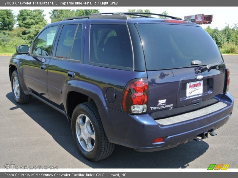Imperial Blue Metallic / Light Gray 2008 Chevrolet TrailBlazer LT