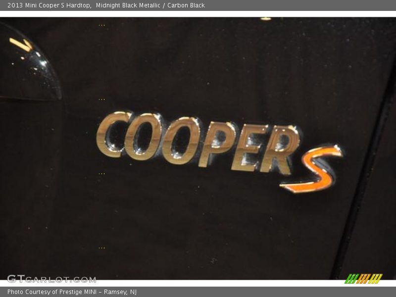 Midnight Black Metallic / Carbon Black 2013 Mini Cooper S Hardtop