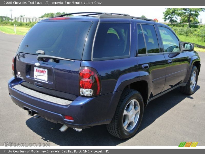 Imperial Blue Metallic / Light Gray 2008 Chevrolet TrailBlazer LT