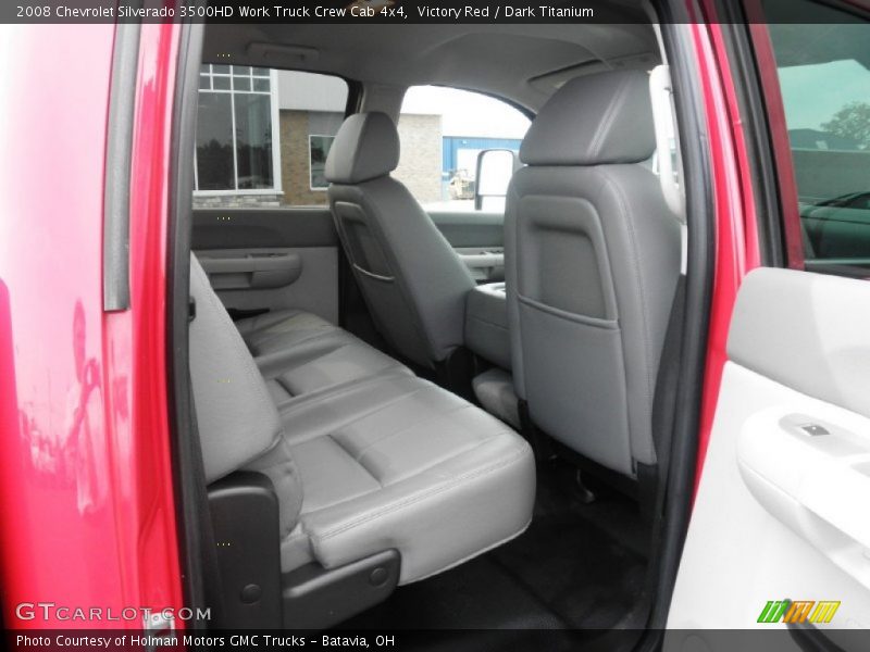 Victory Red / Dark Titanium 2008 Chevrolet Silverado 3500HD Work Truck Crew Cab 4x4