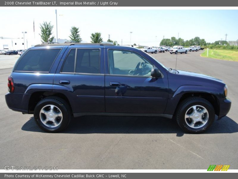 Imperial Blue Metallic / Light Gray 2008 Chevrolet TrailBlazer LT