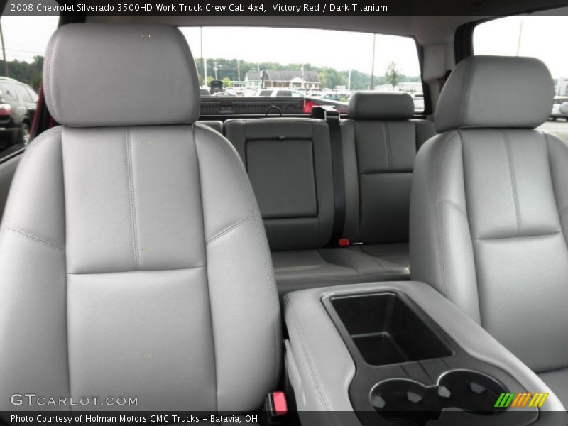 Victory Red / Dark Titanium 2008 Chevrolet Silverado 3500HD Work Truck Crew Cab 4x4