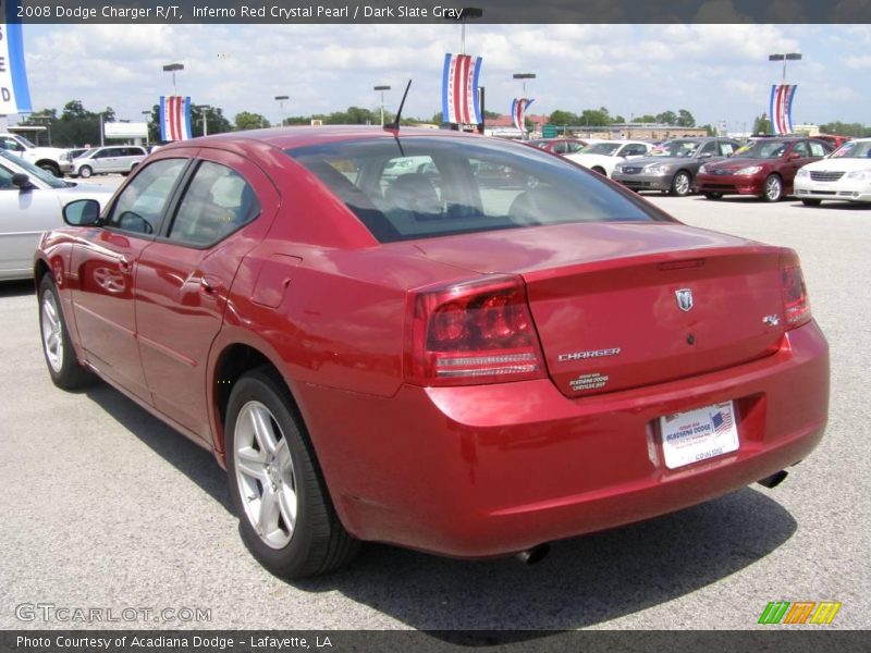 Inferno Red Crystal Pearl / Dark Slate Gray 2008 Dodge Charger R/T