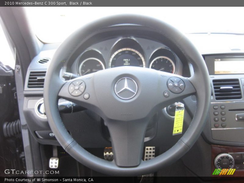Black / Black 2010 Mercedes-Benz C 300 Sport