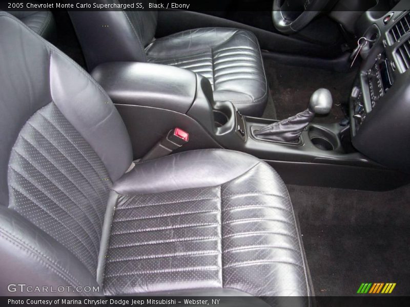 Black / Ebony 2005 Chevrolet Monte Carlo Supercharged SS